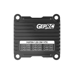GEPRC MATEN 1.2G 2W VTX — 1080-1360МГц/25-2000мВт, 5В@600мА, 14.5г для FPV дрона