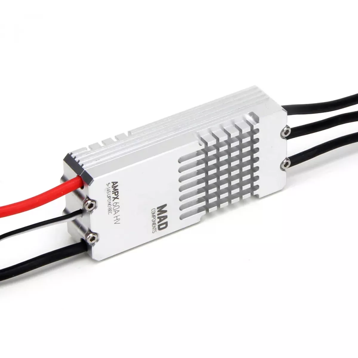 Водонепроницаемый ESC MAD AMPX FOC 60A (5-14S) для тяжелых мультикоптеров и дронов-доставщиков Водонепроницаемый ESC MAD AMPX FOC 60A (5-14S) для тяжелых мультикоптеров и дронов-доставщиков