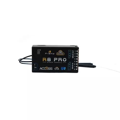 FrSky Archer R8 PRO приёмник 2.4ГГц ACCESS, 8 высокоточных ШИМ каналов, дальность 2 км