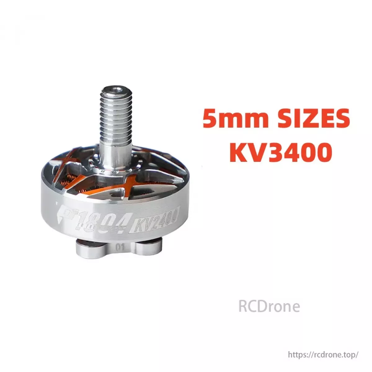 Бесколлекторный мотор T-Motor P1804 2400KV/3400KV 3S/4S, вал 1.5/5мм для FPV дронов 3–4 дюйма Бесколлекторный мотор T-Motor P1804 2400KV/3400KV 3S/4S, вал 1.5/5мм для FPV дронов 3–4 дюйма