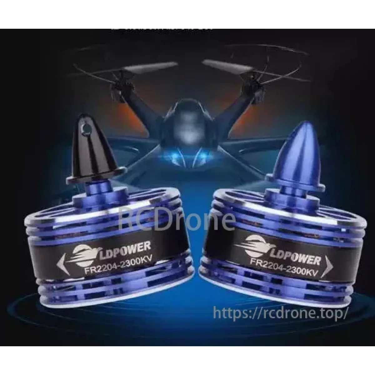 Комплект бесколлекторных моторов LDPower FR2204 2300KV (4шт CW/CCW) для FPV дронов 5-6 дюймов 2-4S Комплект бесколлекторных моторов LDPower FR2204 2300KV (4шт CW/CCW) для FPV дронов 5-6 дюймов 2-4S