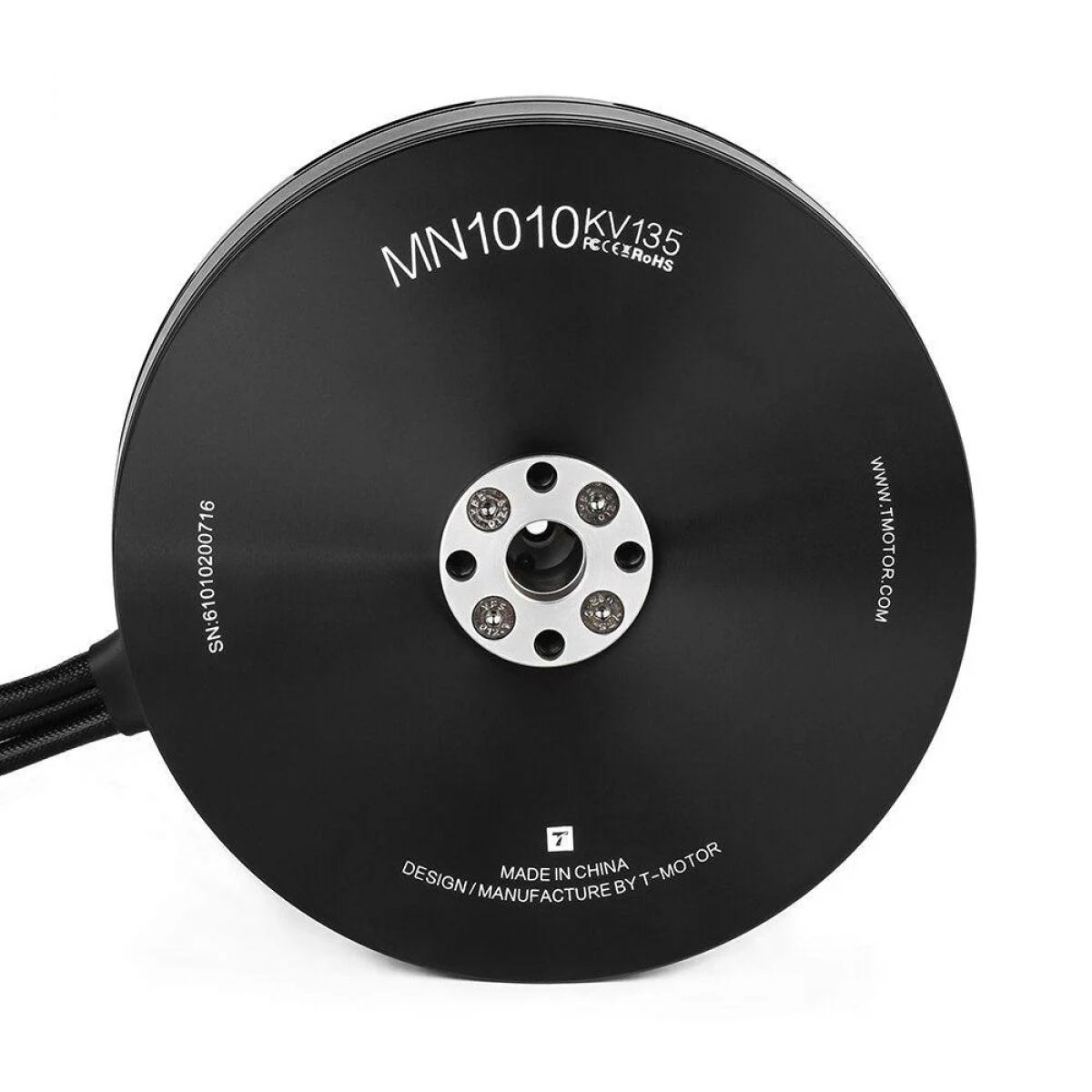 Бесколлекторный мотор T-motor MN1010 KV135/KV90 6-12S, тяга 21.5 кг, для квадрокоптеров и дронов Бесколлекторный мотор T-motor MN1010 KV135/KV90 6-12S, тяга 21.5 кг, для квадрокоптеров и дронов