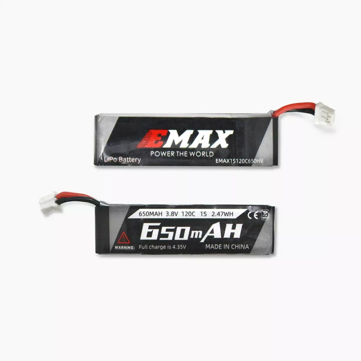 Аккумулятор EMAX 1S 3.8В 650мАч LiPo HV, разъём PH2.0, для дрона Tinyhawk III Plus FPV Racing Аккумулятор EMAX 1S 3.8В 650мАч LiPo HV, разъём PH2.0, для дрона Tinyhawk III Plus FPV Racing