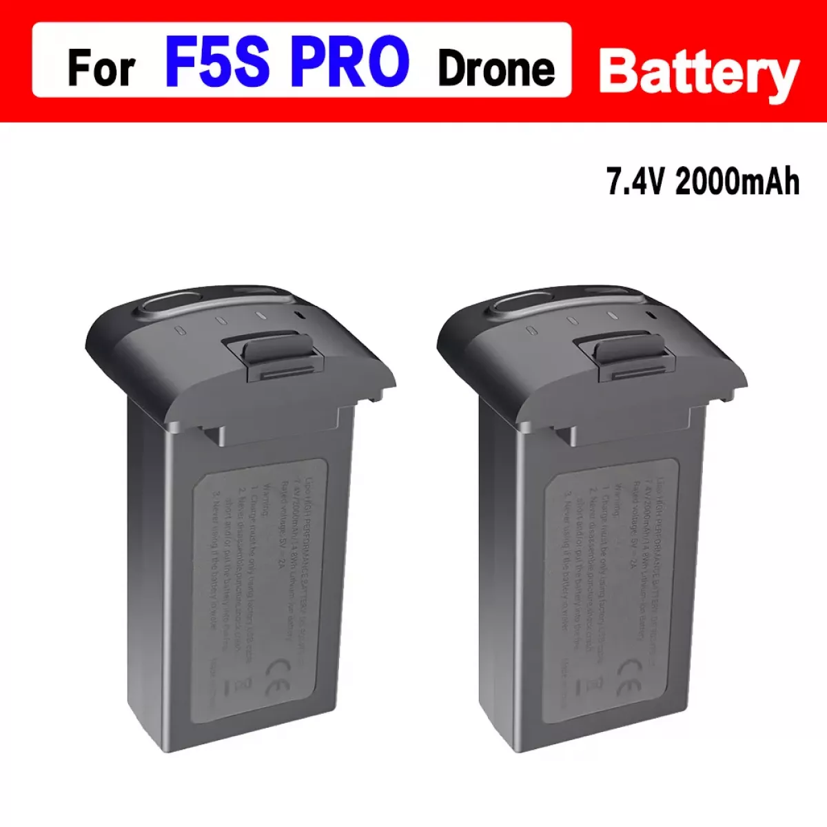 Оригинальный аккумулятор SJRC F5S PRO 7.4В 2000мАч для квадрокоптера Оригинальный аккумулятор SJRC F5S PRO 7.4В 2000мАч для квадрокоптера
