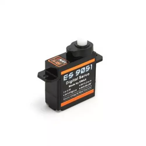 Emax ES9051 – цифровой мини-серво 4.8V, 0.8кгс·см, 4.3г для RC моделей