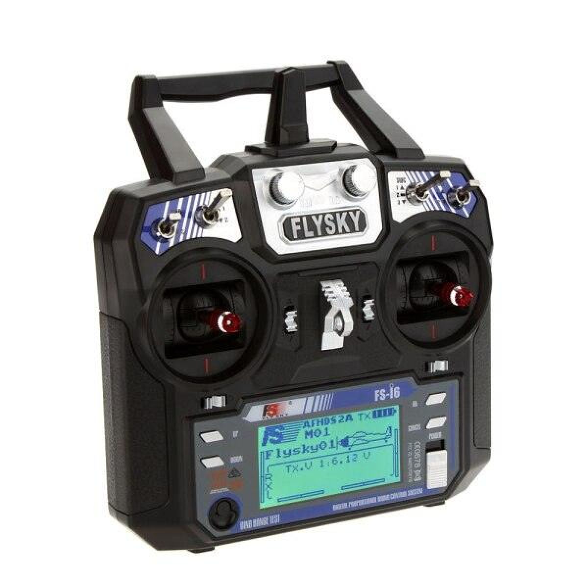 FlySky i6 FS-i6 2.4G 6CH AFHDS радиопередатчик для FPV дрона, без приёмника FlySky i6 FS-i6 2.4G 6CH AFHDS радиопередатчик для FPV дрона, без приёмника