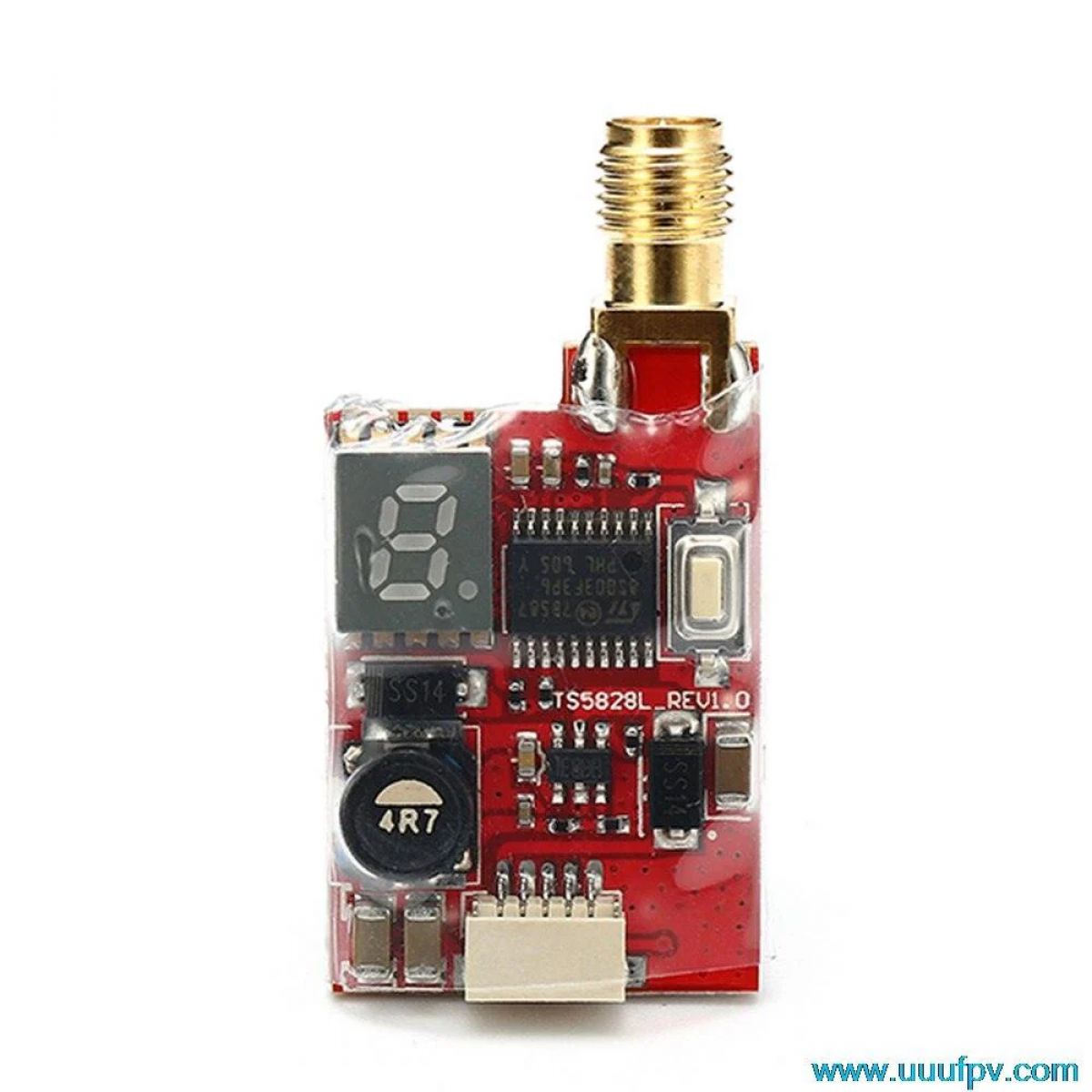 TS5828L FPV передатчик 5.8ГГц 600мВт 40 каналов с дисплеем для FPV квадрокоптера TS5828L FPV передатчик 5.8ГГц 600мВт 40 каналов с дисплеем для FPV квадрокоптера