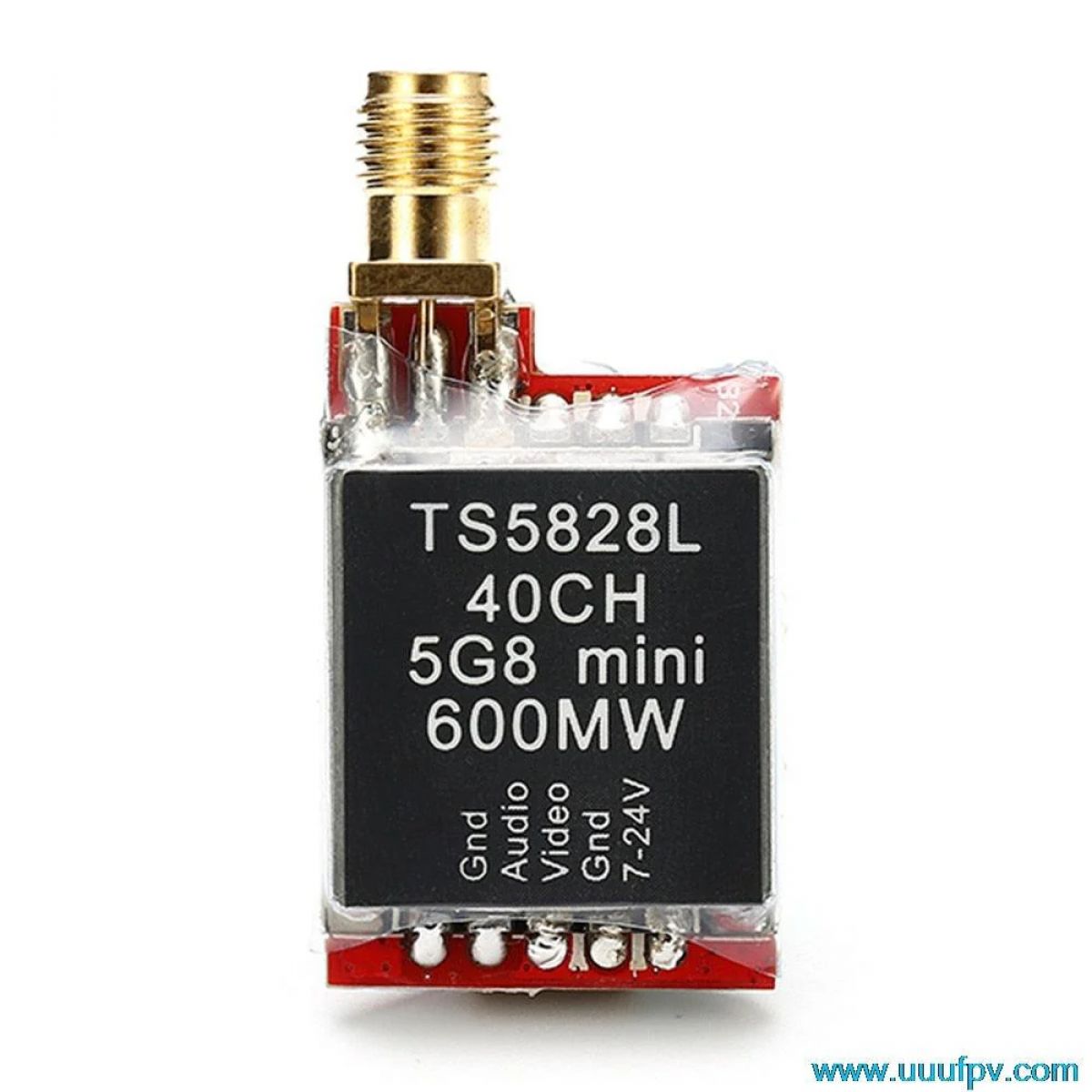 TS5828L FPV передатчик 5.8ГГц 600мВт 40 каналов с дисплеем для FPV квадрокоптера TS5828L FPV передатчик 5.8ГГц 600мВт 40 каналов с дисплеем для FPV квадрокоптера