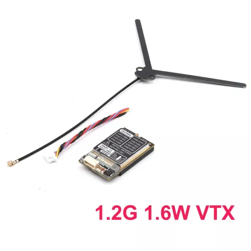 1.2/1.3 ГГц 1.6 Вт 9CH VTX — 25/1600 мВт 7-28В FPV модуль передатчика для дальних дронов