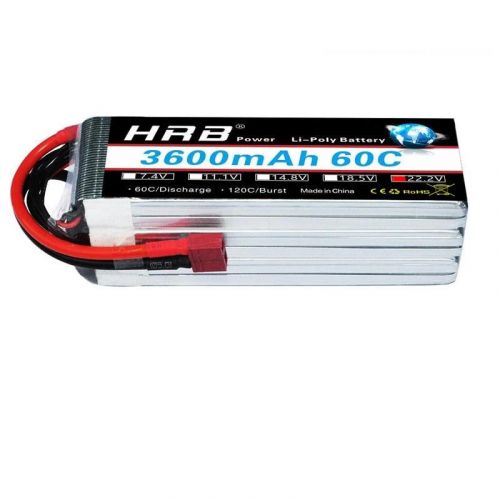 HRB 6S 22.2V LiPo аккумулятор 3600мАч 60C XT60 T Deans EC5 XT90 XT90-S AS150 для RC моделей