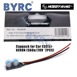 Модуль конденсаторов Hobbywing Low-impedance 2 для ESC Ezrun Xerun, Super Capacitor 560u/20V, 2шт