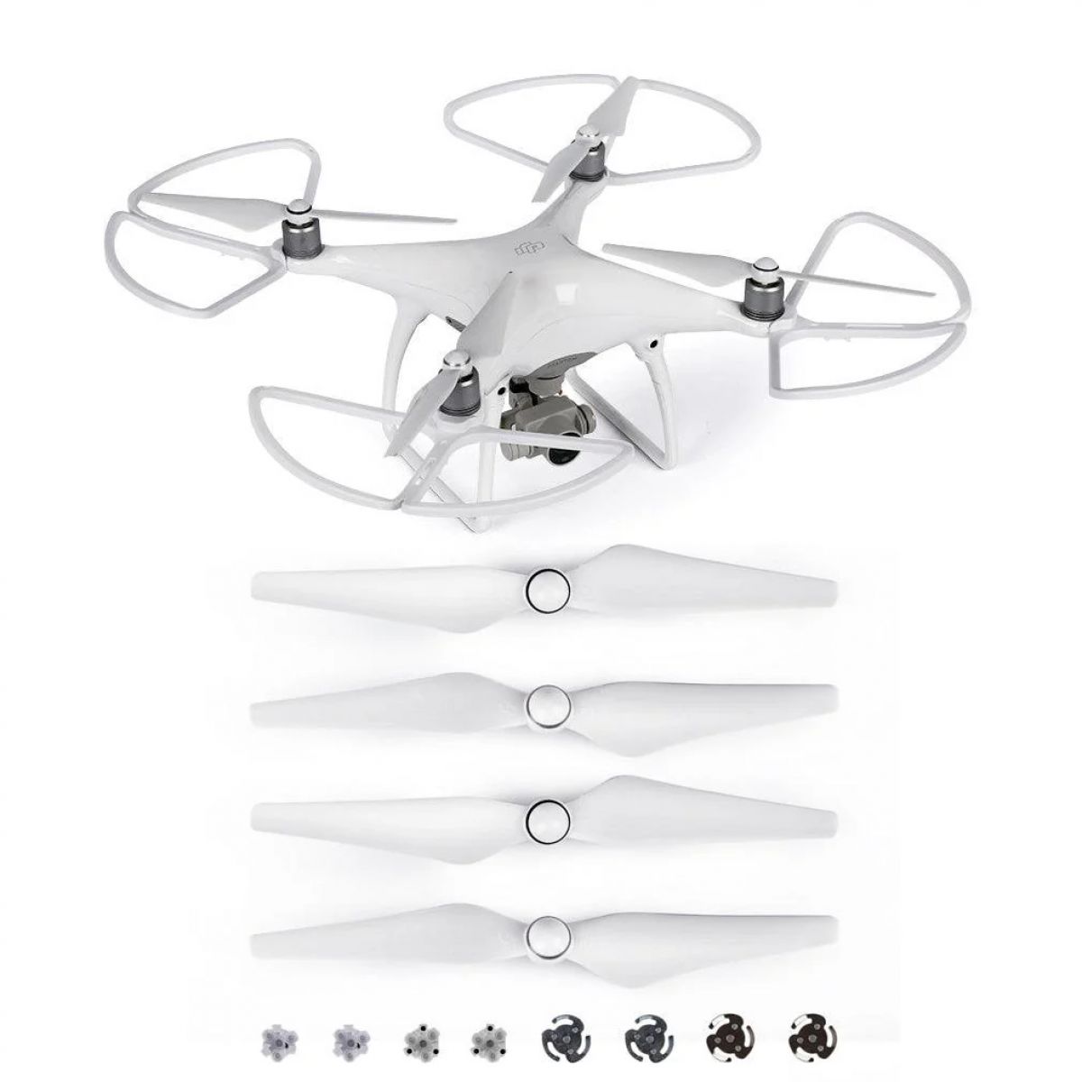 Комплект 4PCS 9450S защита пропеллеров для DJI Phantom 4 Pro V2.0 Advanced, быстросъемный бампер Комплект 4PCS 9450S защита пропеллеров для DJI Phantom 4 Pro V2.0 Advanced, быстросъемный бампер
